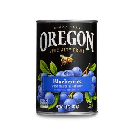 OREGON FRUIT PRODUCT Oregon Fruit Product Blueberry 15 oz. Can, PK8 11518